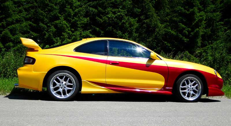 GT FOUR Drivers Club Switzerland - Fahrzeug:  Celica T20 -  Driver: Sandra