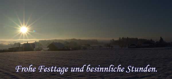 Schöne Weihnachten wünscht der GT FOUR Drivers Club